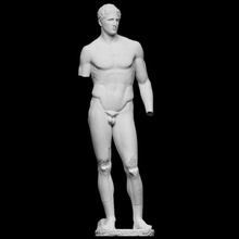 agias escanear escultura atleta yeso luchador grupo figurativo Boxer full figure patrón ideal openglam artec eva smk open daochos 3d print model - Mito3D