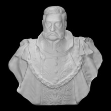 sir walter sendall scan printable bust india portrait west colonies governor joseph colonial commissioner 3d print model - Mito3D
