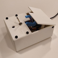 inteligente inútil caja esp8266 gesto sensor useless box apds 9960 gesture proximity machine 3d print model - Mito3D