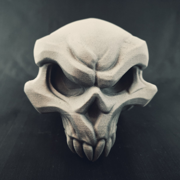 demon skull store bones fantasy game model ornament videogame miniature sculpt evil darksiders joe madureira 3D print model - Mito3D