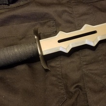 glänzend schnell Klinge Stütze Waffe Cosplay Messer 3d print model - Mito3D