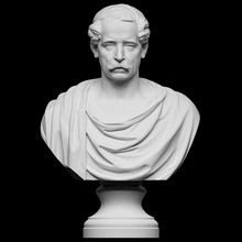 nils ericson scan bust face head man sculpture marble engineer baron openglam artec-eva 3d print model - Mito3D