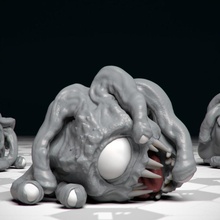 dead eye tyrant - dnd monster store creature dungeons mini miniture miniature enemy dungeonsanddragons npc beholder 3d print model - Mito3D