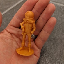 astronaute miniature table Jeu extraterrestre jeu rpg espace nasa scifi cosmonaute 3d print model - Mito3D