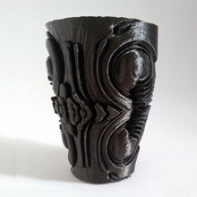 alien vase & garden decoration penholder 3d print model - Mito3D