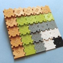 Multiplikation Puzzle Spiel Mathematik openscad Spielzeug Customizer 3d print model - Mito3D