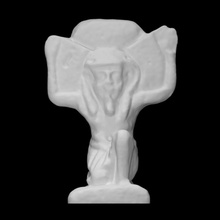 faïence figurine Dieu analyse Egypte égyptien déesse période céramique genou retard 3d print model - Mito3D