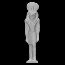 faience figurine ra scan egypt egyptian god deity ceramic 3d print model - Mito3D