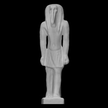 faience figurine thoth scan egypt egyptian god deity ceramic 3d print model - Mito3D