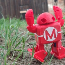 makey dançando robô criador faire brinquedos jogos arduino eletrônicos brinquedo Makerfaire ottodiy 3dmakernoob arduinowithcraftbot craftbot3d 3d print model - Mito3D