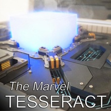 Tesseract Vendicatori film oggetti scena cosplay meraviglia puntello uomo ferro loki thanos gioco infinito pietre 3d print model - Mito3D