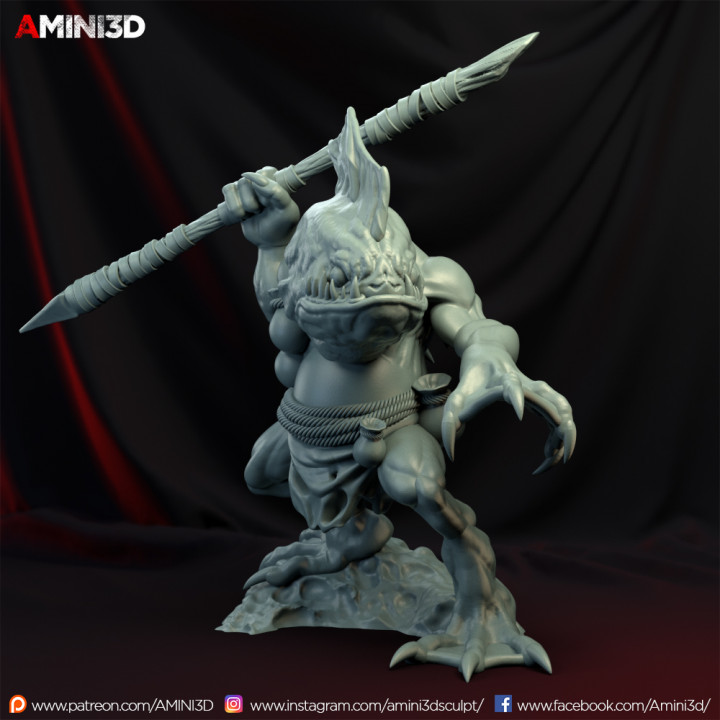 kou toa 01 tavolo 3d profondità miniatura 3dprint Dungeons and Dragons d dnd creatura marina gioco mostro marino miniature3d amini3d miniature stampate tabletopgamesaddict tabletopgamers tabletopmaster 3D print model - Mito3D