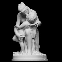 Venüs aşk tanrısı taramak Aşk heykel mermer İsveç oturmuş tanrılar Openglam Ulusal müze 3d print model - Mito3D