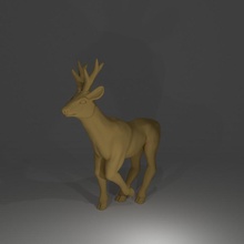 capriolo miniatura 3rd versione giocattoli Giochi animale cervo rpg selvaggio compagno gioco tavolo dnd re guerra kow 3d print model - Mito3D
