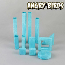 blocchi ghiaccio angry birds giochi giocattoli iphone app mac samsung videogame uccelli male arrabbiato angrybirds piggies brutto 3d print model - Mito3D