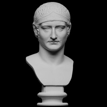 drusus julian-claudian prince scan man portrait sculpture male plaster artec openglam artec-eva smk-open 3d print model - Mito3D