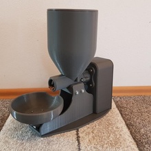 fully automatic cat feeder arduino gadget household dc automation 3d print model - Mito3D