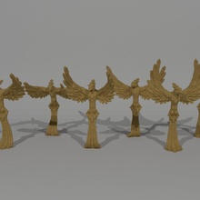 harpie oiseau miniature paquet table animal fantaisie miniatures rpg wargaming compagnon dnd éclaireur rois guerre kow dragonsage phénix 3d print model - Mito3D