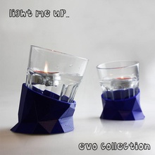 ışık evo koleksiyonu bahçe cam dekoratif ıkea tealight supportfree evocollection 3d print model - Mito3D
