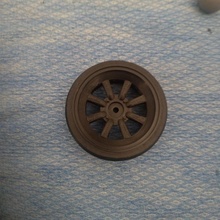 drift tyre wheel 3d print model - Mito3D