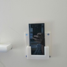 wall mounted phone holder 3d print model - Mito3D