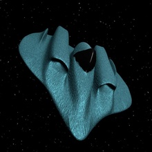 intercepteur espace navire art vaisseau spatial scifi sherman sherme shermluge artbysherm 3d print model - Mito3D