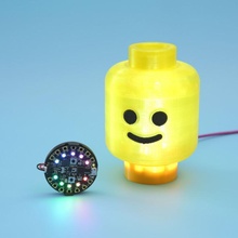 Lego cabeza lámpara audio 3d print model - Mito3D