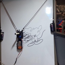 vertical drawing robot gadgets & electronics hangingplotter wallplotter vplotter 3d print model - Mito3D