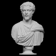 retrato homem septimius Severus Varredura fracasso escultura smk openglam artec eva open 3d print model - Mito3D
