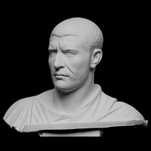 portrait marcus julius philippus philip arab scan bust head man roman rome sculpture emperor male copy openglam artec-eva smk-open marcus-julius-philippus philip-the-arab 3d print model - Mito3D