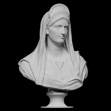Porträt Matidia Scan Büste weiblich Skulptur Frau Trajan Openglam artec eva smk open Nichte 3d print model - Mito3D