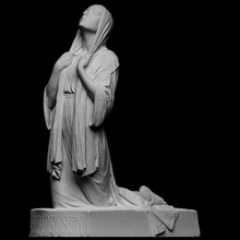 Annunciazione scansione cristianesimo scultura marmo religione artista Maria scandinavo 3d printing svedese artec gabriel female sculptor openglam eva nms sigrid blomberg 3d print model - Mito3D