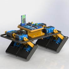 quadrupède version 2 arduino robot 3d print model - Mito3D
