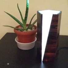modern table lamp elegant led light simple 3d print model - Mito3D