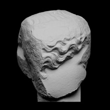 fragment nemesis scan ancient crown head portrait sculpture british-museum openglam artec-eva smk-open hubris 3d print model - Mito3D
