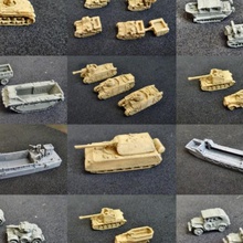 1 200 tanques veículos pack 3 tampo mesa tanque ww2 worldwar2 3d print model - Mito3D