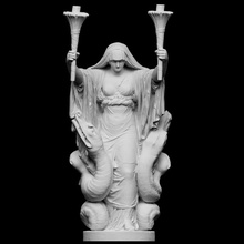 Ceres procurando Proserpina Varredura grego luz mãe mitologia romano escultura Trevas filha Demeter hades openglam artec eva Museu Nacional 3d print model - Mito3D