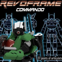 revoframe commando upgrade set toys & games accessories model ninja robot mecha mech kit 3d print model - Mito3D