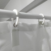 shower curtain hook utility 3d print model - Mito3D