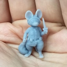 rat rogue remastered toys & games miniatures rpg miniature mouse tabletop d&d 28mm dnd rodent furry dungeons dragons thief pathfinder anthropomorphic brigand anthro ratkin mouseling mouseguard dungeoneer mousekin 3d print model - Mito3D