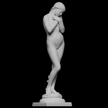 ilkbahar don taramak kadın heykel çıplak Alçı kopya canlandırmak hava alegori full figure cc0 Openglam artec eva Ulusal müze korur krem 3d print model - Mito3D