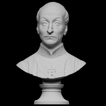 ritratto domenico bertini scansione fallimento attraversare testa religione maschio compositore gesso copia anziani artec cc0 openglam eva smk open 3d print model - Mito3D