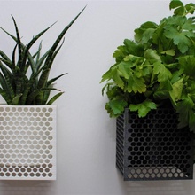 plant flower pot decoration wall outdoor indoor 3d print model - Mito3D