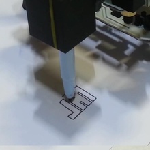 fabbricazione mini cnc plotter cd rom 3d print model - Mito3D