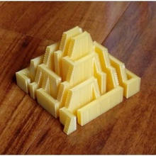 step pyramid maze openscad customizer 3d print model - Mito3D
