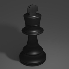 roi - king chess echecs 3d print model - Mito3D