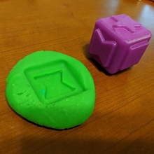 jouer pâte timbre jouets Jeux play doh modeler 3d print model - Mito3D