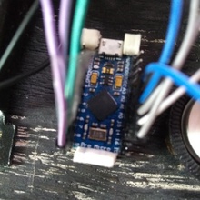 arduino micro pro case stand 3d print model - Mito3D