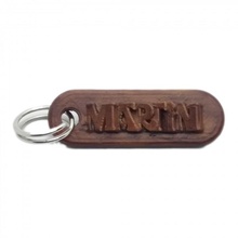 martin personalized keychain embossed letters customizable llaveros names personalizados nombres 3d print model - Mito3D