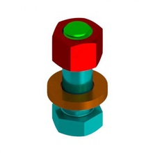 bullone puzzle rompicapo cervello teaser trucco 3d print model - Mito3D